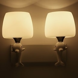 Moderne moderne maleri funktion til øjenbeskyttelse Ambient Light Wall Sconces Wall Light