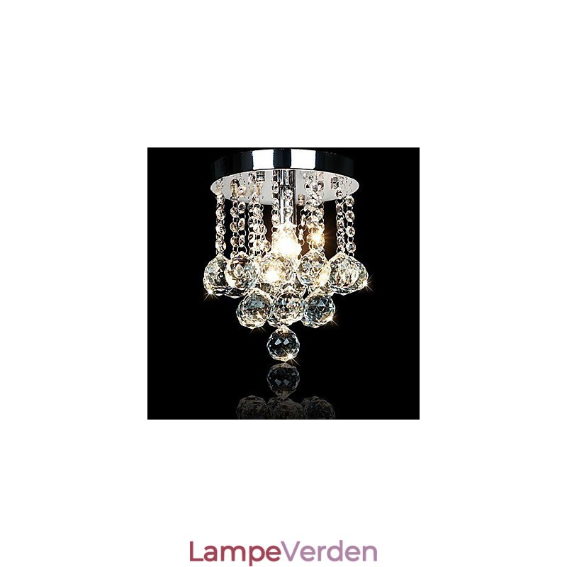 Moderne moderne traditionel klassisk landkrystal krom krystal lysekrone pendellampe