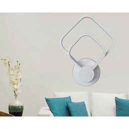 Integreret moderne moderne maleri-funktion til væglamper med omgivende lys