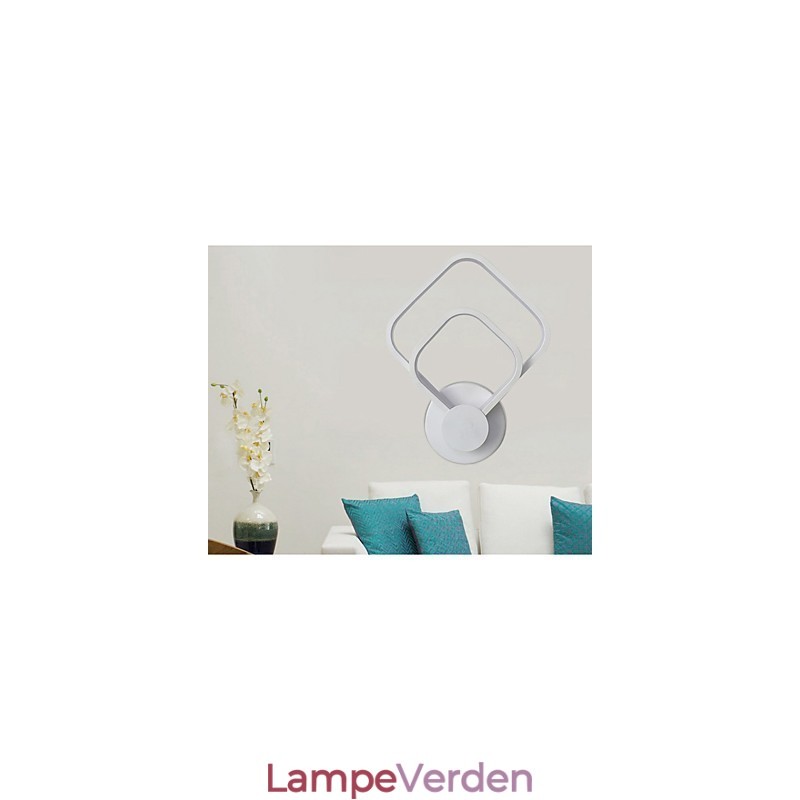 Integreret moderne moderne maleri-funktion til væglamper med omgivende lys