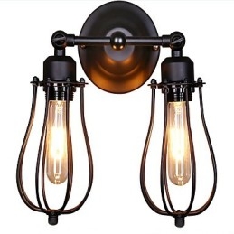 Traditionel klassisk rustik Lodge Country Painting Feature for Swing Arm Ambient Light Wall Sconces Wall Light