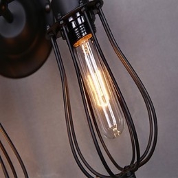 Traditionel klassisk rustik Lodge Country Painting Feature for Swing Arm Ambient Light Wall Sconces Wall Light