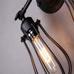 Traditionel klassisk rustik Lodge Country Painting Feature for Swing Arm Ambient Light Wall Sconces Wall Light