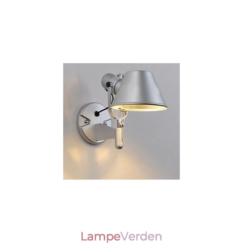 Moderne moderne sølvfunktion til øjenbeskyttelse Ambient Light Wall Sconces Wall Light