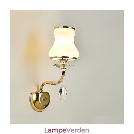 Moderne moderne galvaniseret funktion til Crystal Ambient Light Wall Sconces Wall Light Moderne moderne galvaniseret funktion til Crystal Ambient Light Wall Sconces Wall Light
