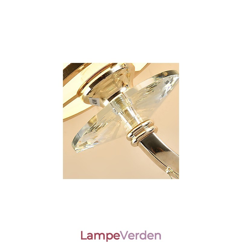 Moderne moderne galvaniseret funktion til Crystal Ambient Light Wall Sconces Wall Light