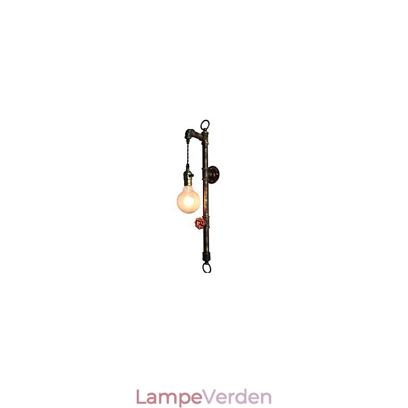 Væglampe Væglamper Vægjern Væglampe Stum Sort Lyssværd Lampe På Væg
