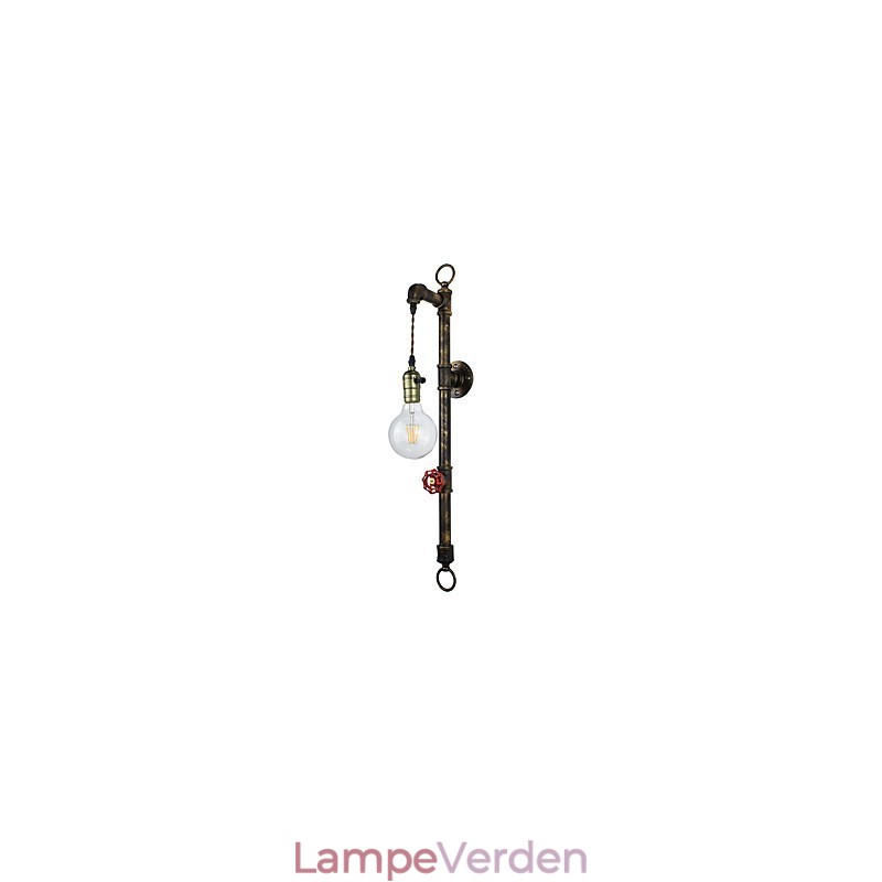 Væglampe Væglamper Vægjern Væglampe Stum Sort Lyssværd Lampe På Væg
