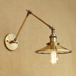 Rustik Lodge Country Retro galvaniseret funktion til Mini Style Swing Arm Ambient Light