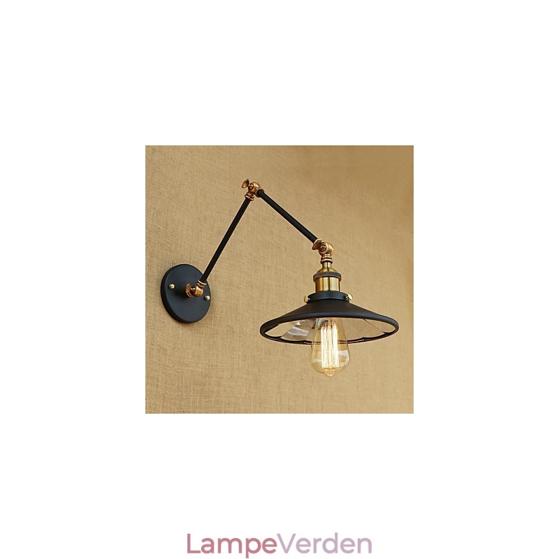 Rustik Lodge Country Retro galvaniseret funktion til Mini Style Swing Arm Ambient Light