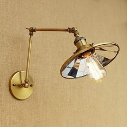 Rustik Lodge Country Retro galvaniseret funktion til Mini Style Swing Arm Ambient Light
