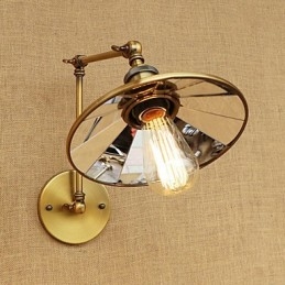 Rustik Lodge Country Retro galvaniseret funktion til Mini Style Swing Arm Ambient Light