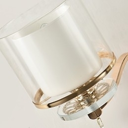 Moderne moderne galvaniseret funktion til øjenbeskyttelse Ambient Light Wall Sconces Wall Light