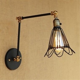 Rustik Lodge Country Retro maleri funktion til Mini Style Swing Arm Ambient Light Swing