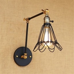 Rustik Lodge Country Retro maleri funktion til Mini Style Swing Arm Ambient Light Swing