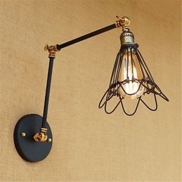 Rustik Lodge Country Retro maleri funktion til Mini Style Swing Arm Ambient Light Swing