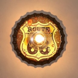 Traditionel klassisk rustik Lodge Country Painting Feature for Mini Style Ambient Light Wall Sconces Wall Light