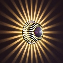 Moderne lys aluminium Flush Mount væglampe Dekorer væglamper