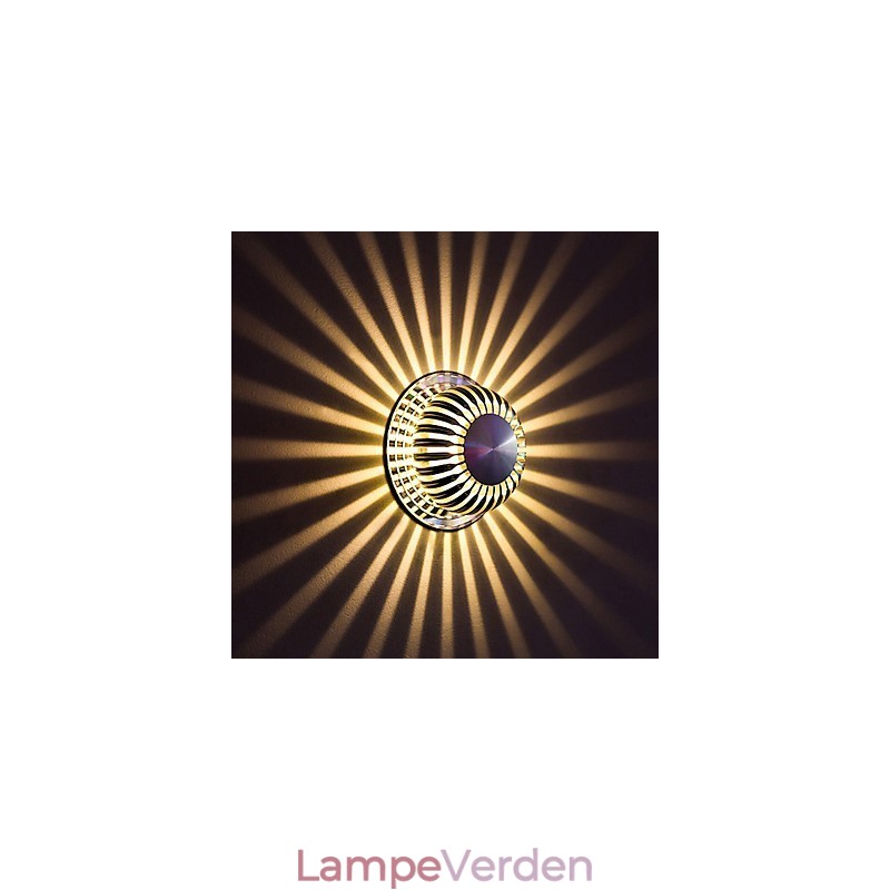 Moderne lys aluminium Flush Mount væglampe Dekorer væglamper