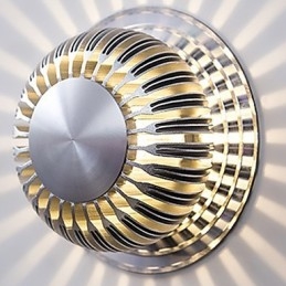 Moderne lys aluminium Flush Mount væglampe Dekorer væglamper