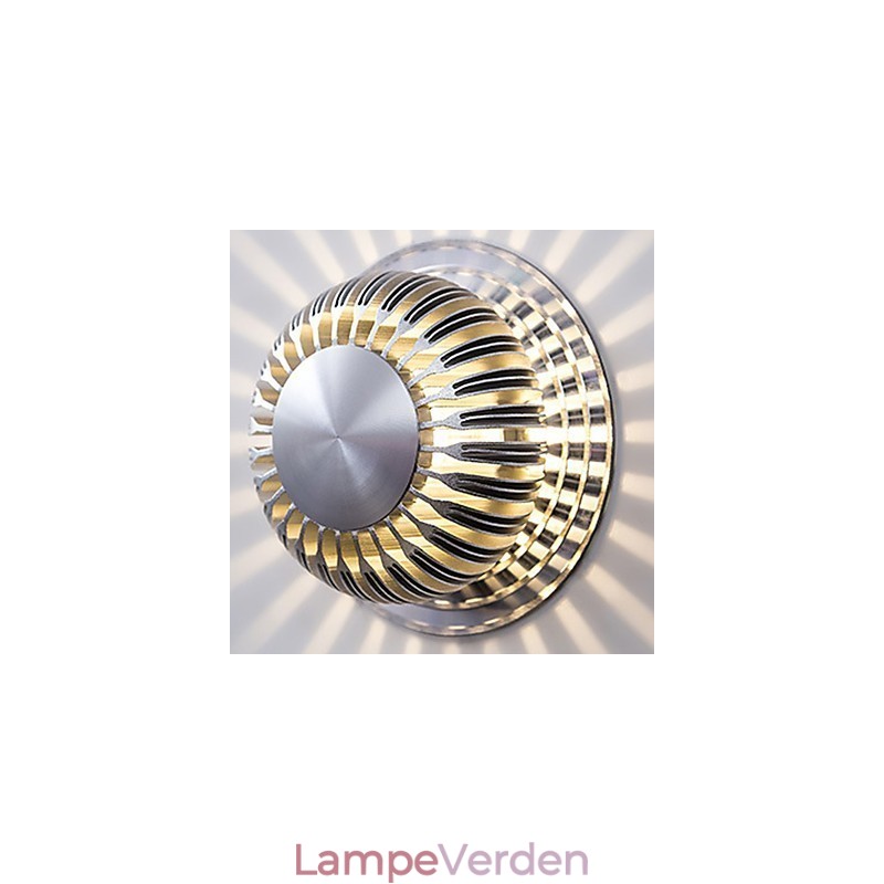 Moderne lys aluminium Flush Mount væglampe Dekorer væglamper