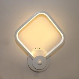 Enkel Moderne Soveværelse Sengelampe Væglampe Kreativ Personlighed Trapper Aluminiumslampe
