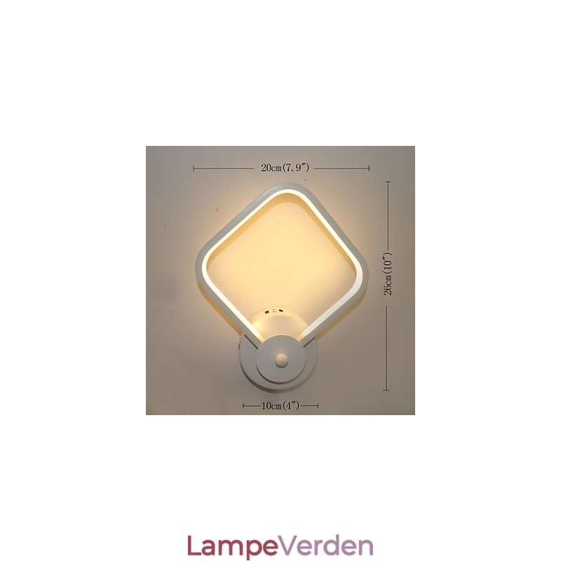 Enkel Moderne Soveværelse Sengelampe Væglampe Kreativ Personlighed Trapper Aluminiumslampe