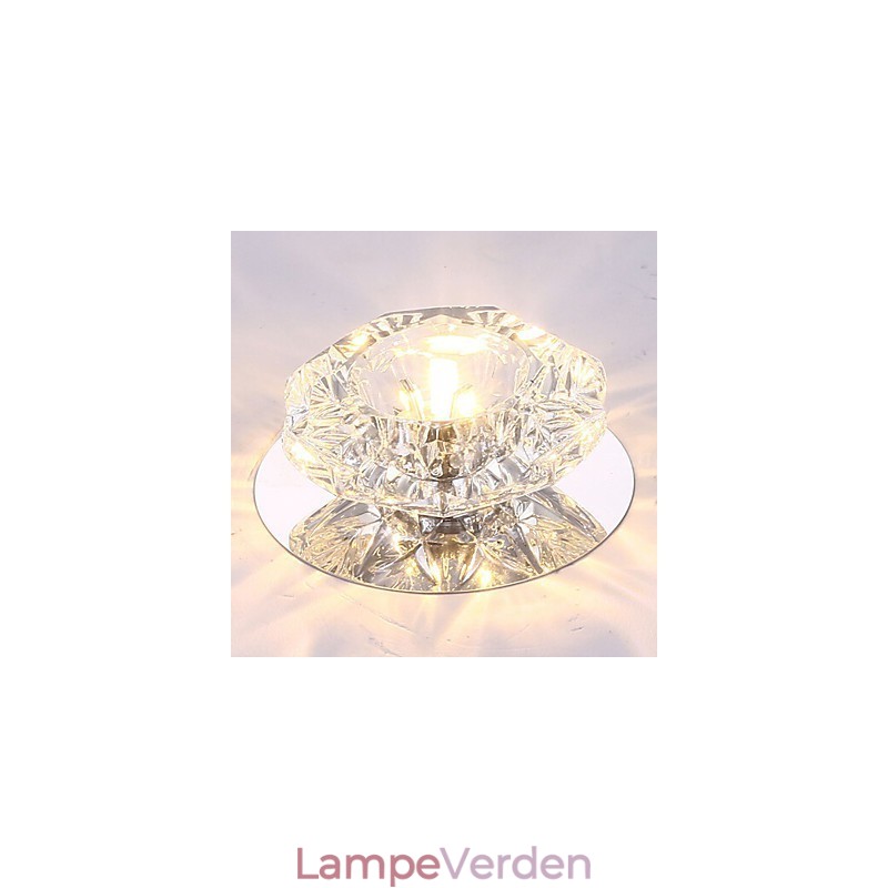 3W Energibesparende Moderne Loftslampe Krystal Loftslys Down pære Lampe