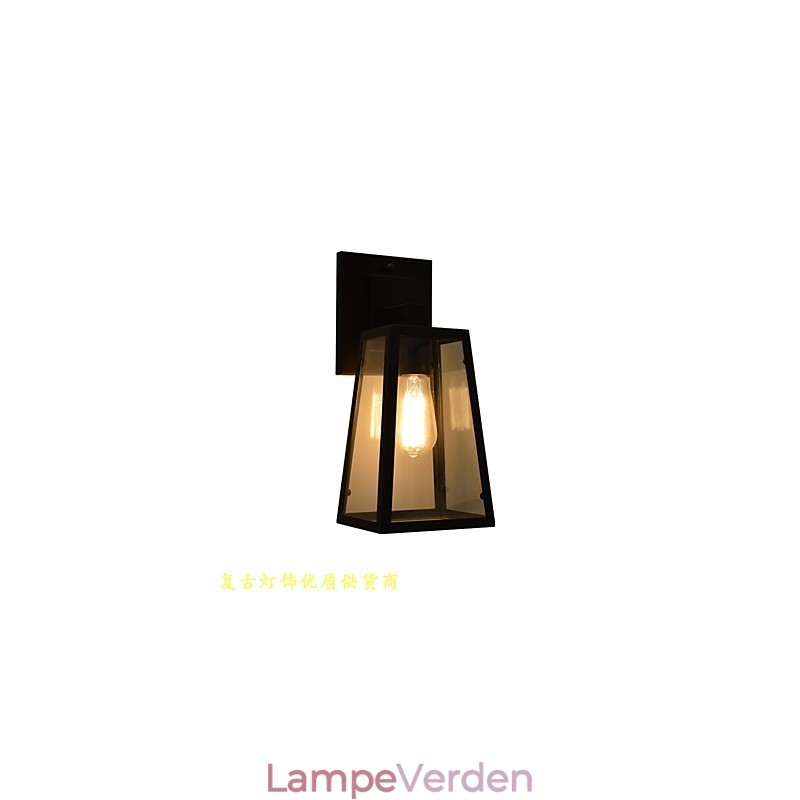 Væglampe Væglamper Vægjern Væglampe Stum Sort Lyssværd Lampe På Væg