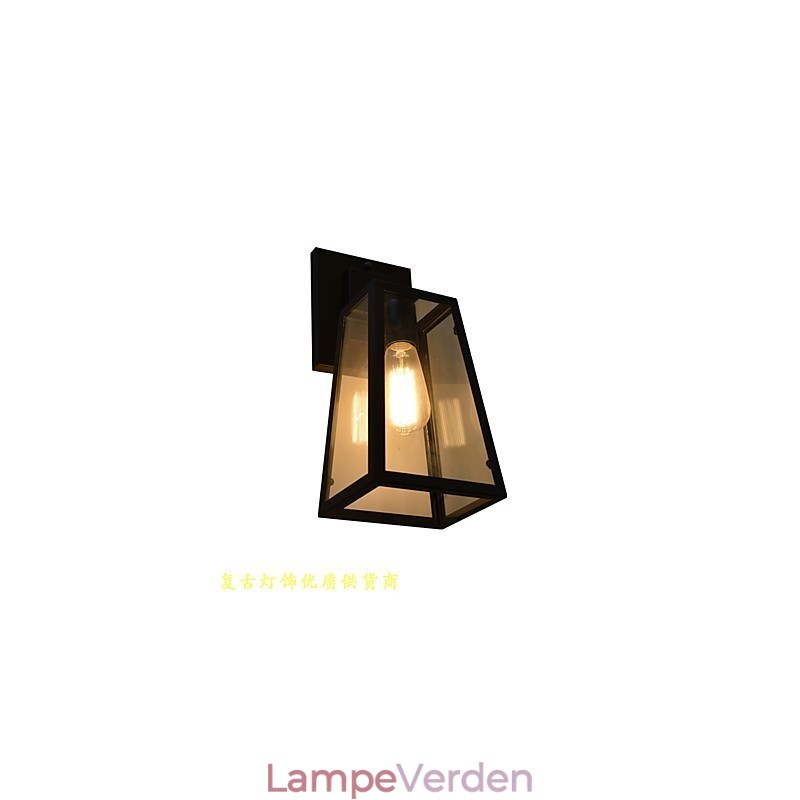 Væglampe Væglamper Vægjern Væglampe Stum Sort Lyssværd Lampe På Væg