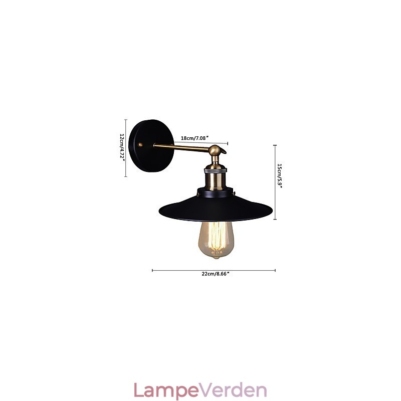Loft Væglampe Vintage Light Væglampe Lamparas Industriel Belysning Lampe Lamper Til Stue Soveværelse boligbelysningsarmaturer