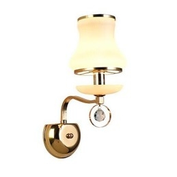 Moderne moderne galvaniseret funktion til Crystal Mini Style Øjenbeskyttelse Ambient Light væglamper