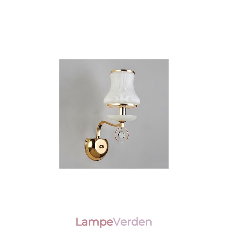 Moderne moderne galvaniseret funktion til Crystal Mini Style Øjenbeskyttelse Ambient Light væglamper