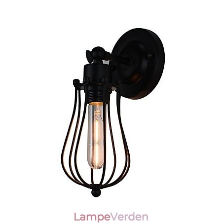 Malet stål Væglampe Stum Sort Amerikansk Kaffe Dekoration Retro Væglampe Lyssværd Lampe På Væg Malet stål Væglampe Stum Sort Amerikansk Kaffe Dekoration Retro Væglampe Lyssværd Lampe På Væg