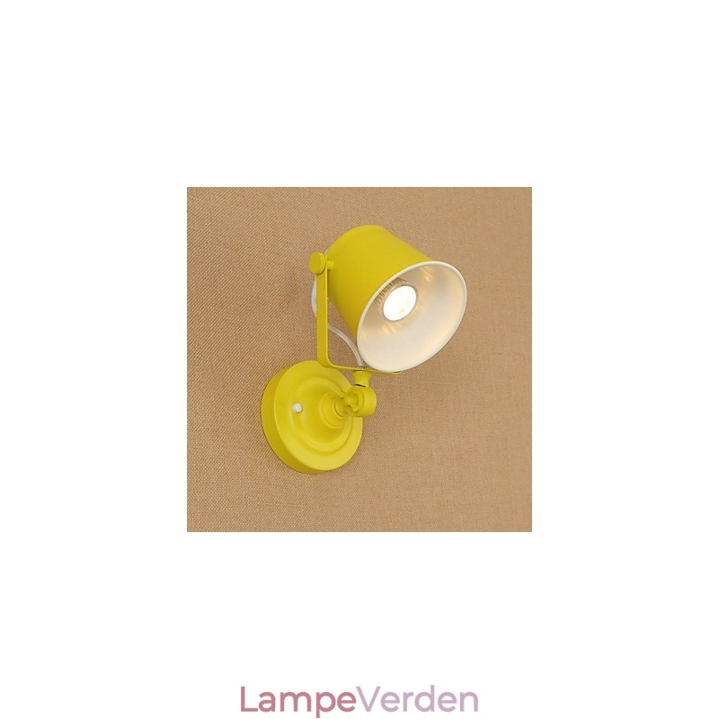 Malet stål Væglampe Stum Sort Amerikansk Kaffe Dekoration Retro Væglampe Lyssværd Lampe På Væg