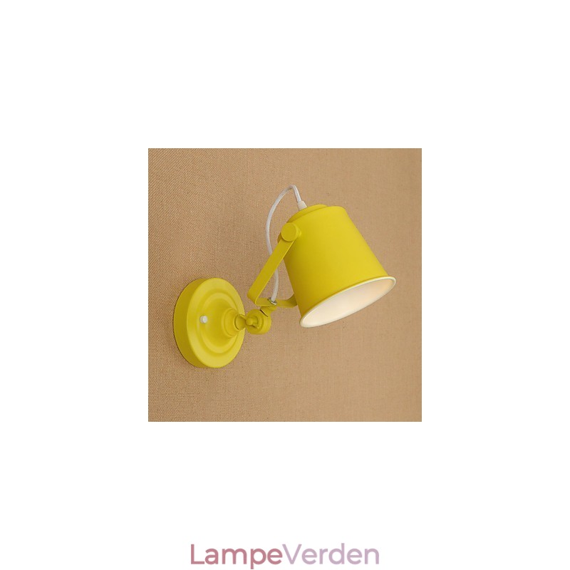 Malet stål Væglampe Stum Sort Amerikansk Kaffe Dekoration Retro Væglampe Lyssværd Lampe På Væg
