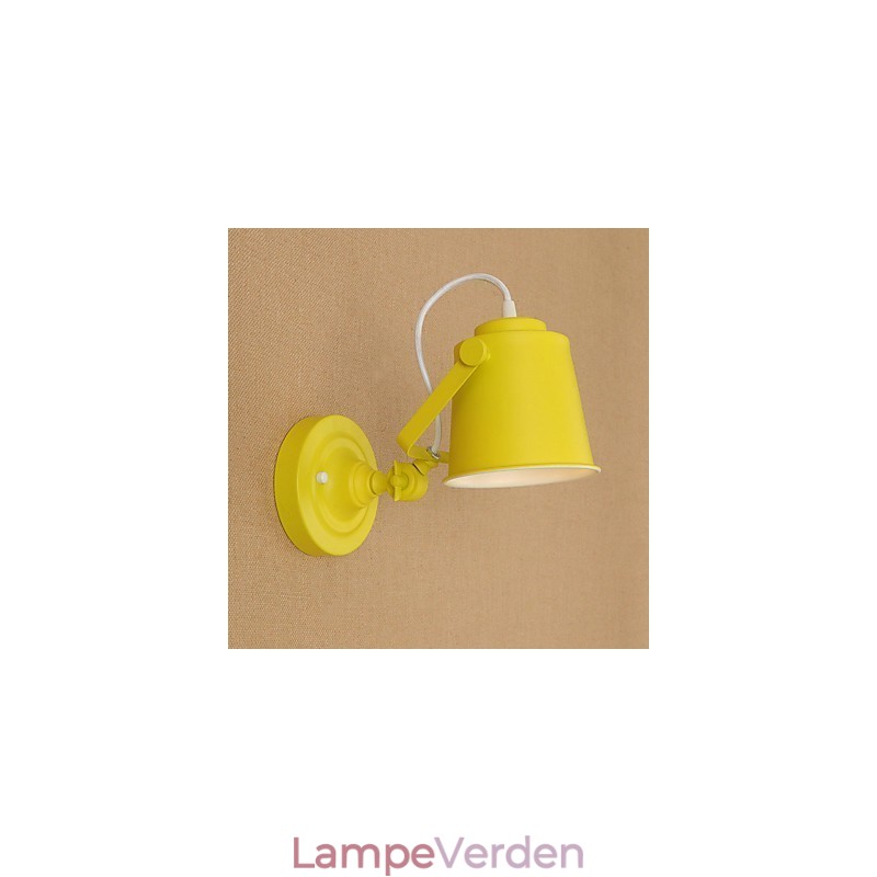 Malet stål Væglampe Stum Sort Amerikansk Kaffe Dekoration Retro Væglampe Lyssværd Lampe På Væg