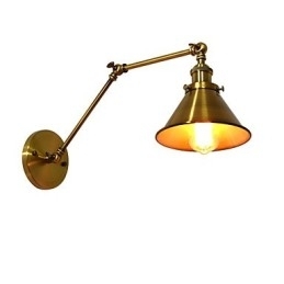Væglampe Væglamper Vægjern Væglampe Stum Sort Lyssværd Lampe På Væg