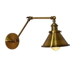 Væglampe Væglamper Vægjern Væglampe Stum Sort Lyssværd Lampe På Væg