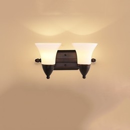 Rustik Lodge Black Oxide Finish Funktion til øjenbeskyttelse Ambient Light Wall Sconces Wall Light