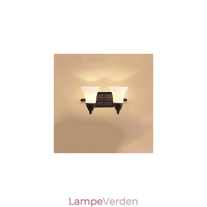 Rustik Lodge Black Oxide Finish Funktion til øjenbeskyttelse Ambient Light Wall Sconces Wall Light