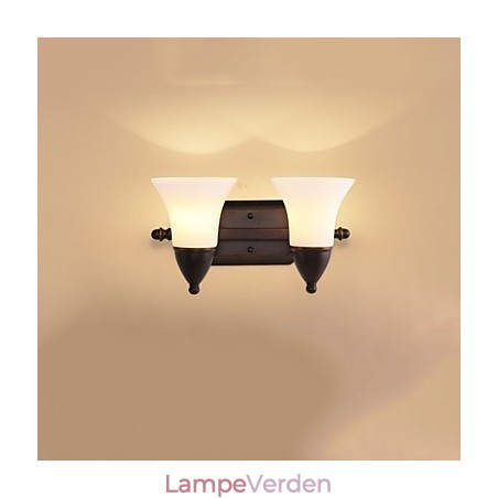 Rustik Lodge Black Oxide Finish Funktion til øjenbeskyttelse Ambient Light Wall Sconces Wall Light