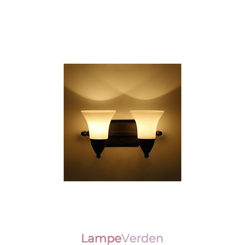 Rustik Lodge Black Oxide Finish Funktion til øjenbeskyttelse Ambient Light Wall Sconces Wall Light