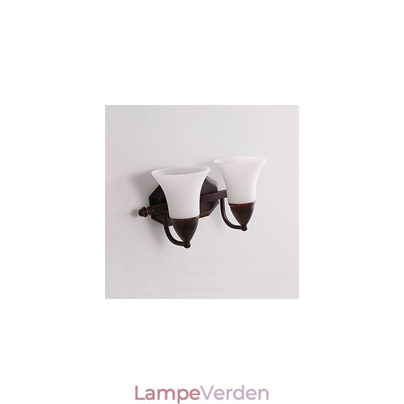 Rustik Lodge Black Oxide Finish Funktion til øjenbeskyttelse Ambient Light Wall Sconces Wall Light