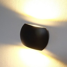 Moderne Moderne Moderne Moderne Country Sort Oxide Finish Funktion til Ambient Light Wall Sconces