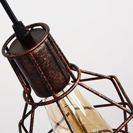 Industriel Retro Iron Væglampe Creative Personality Lift Pulley Væglampe