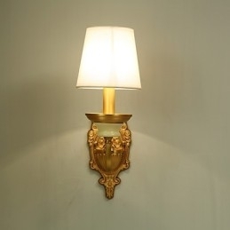 Enkel Country Traditionel Klassisk Messing Funktion til Mini Style Uplight Væglamper Væglampe
