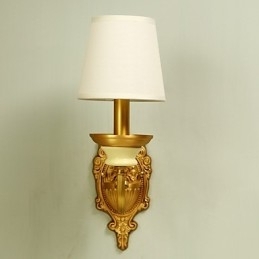 Enkel Country Traditionel Klassisk Messing Funktion til Mini Style Uplight Væglamper Væglampe