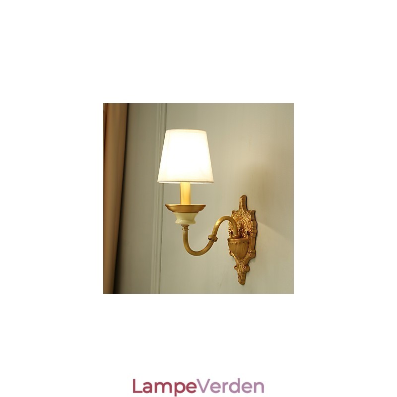 Enkel Country Traditionel Klassisk Messing Funktion til Mini Style Uplight Væglamper Væglampe