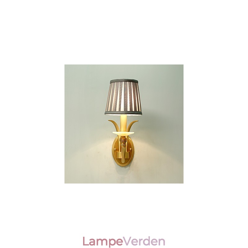 Enkel Country Traditionel Klassisk Messing Funktion til Mini Style Uplight Væglamper Væglampe